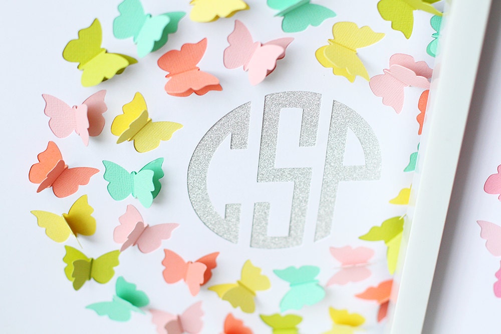 Butterfly Baby Shower Guest Book Baby Girl Nursery Art Baby Etsy