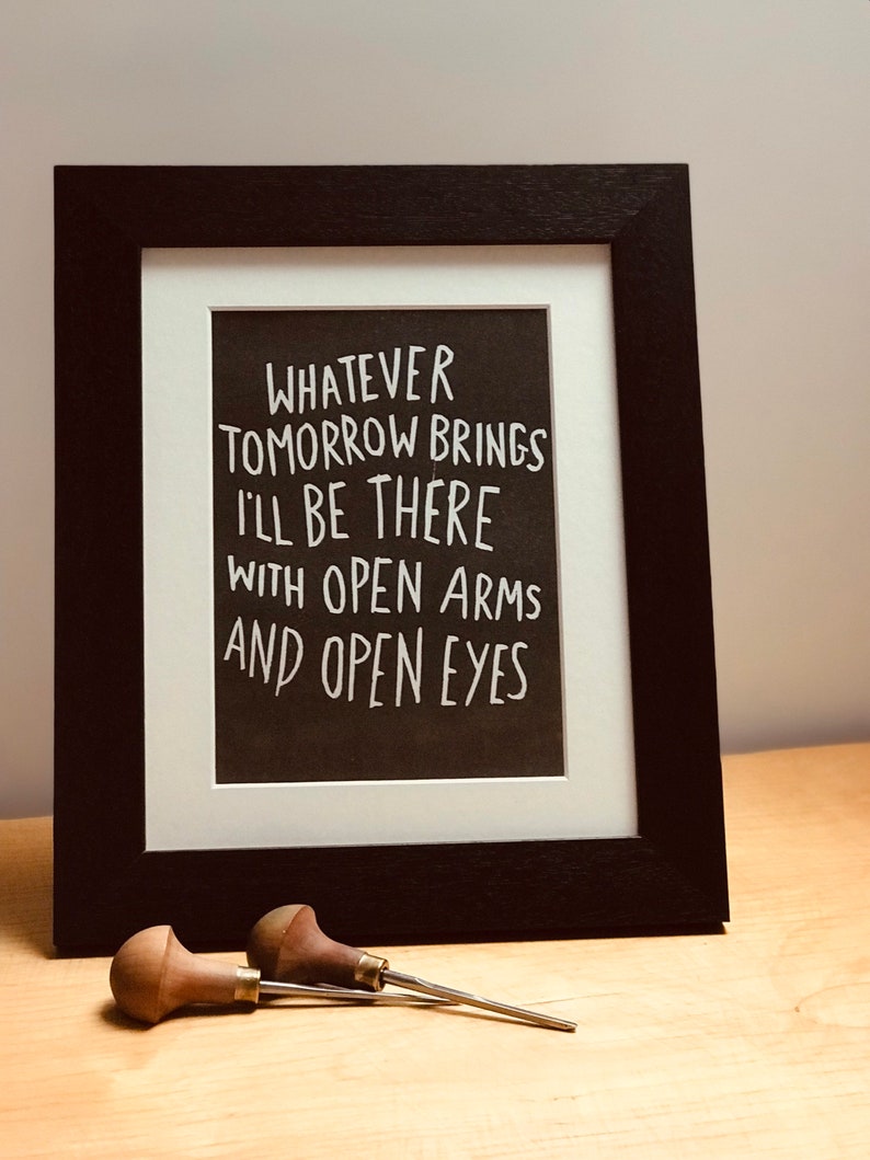 Whatever tomorrow. Whatever tomorrow