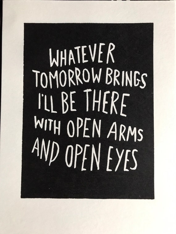 Incubus Drive Lyrics Linocut Print Etsy