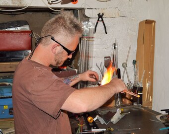 3 - 4 hour Borosilicate Glass Flameworking Lampworking Taster Session Workshop Course For 2 People.