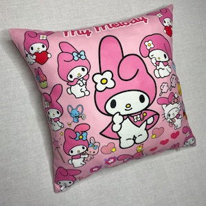 My Melody Designed Decorative Throw Pillow, Unique Pillow Decor for Home Decoration, Sanrio Pillow, Cartoon Pillow, Fun Pillow Unique Gift