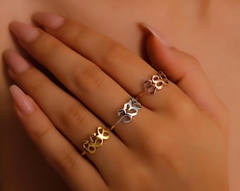Custom Angel Number Ring: Sterling Silver Lucky Number Jewelry