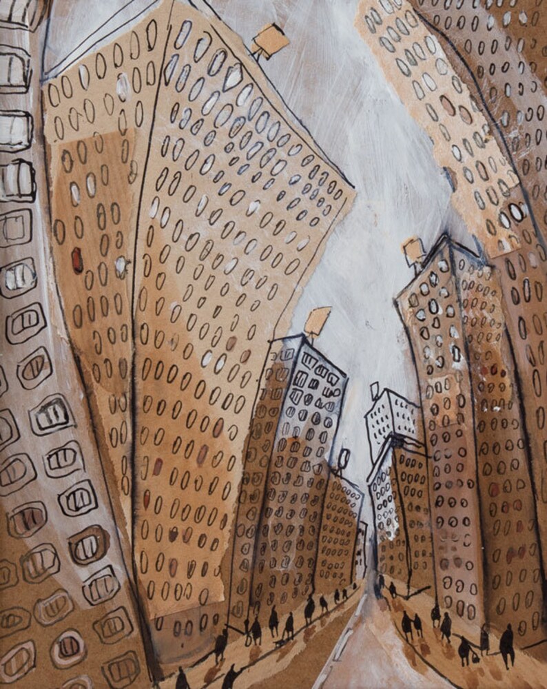 Chelsea.nyc Original Art, Painting, Illustration,collage, Art on Paper