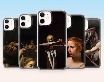 Caravaggio Phone Case Dark Baroque art Cover for iPhone 17e, 17, 16, 15, 14, 13, 12, Samsung S26, S25, S24Fe, S23, A16, A56, Pixel 10Pro, A