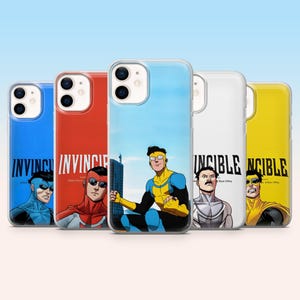 Unbesiegbare Handyhülle Superheroes Cover für iPhone 16, 15, 14, 13Pro, 12, 11, Samsung S25, S24Fe, S23, S22, A16, A56, A25, Pixel 9A, 8