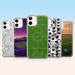 Football Phone Case Soccer World Cup Cover for iPhone 16, 15, 14, 13, 12, 11, Samsung S25, S24Fe, S23, S22, A16, A56, A54, Pixel 9, 9Pro, 8A