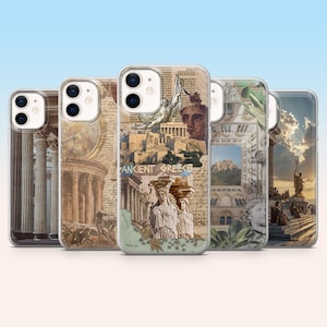 Ancient Greek Phone Case Architecture Cover for iPhone 17, 16, 15, 14, 13, 12, Samsung S25, S24, S23, S22, A16, A56, A54, Pixel 10, 9Pro, 8A