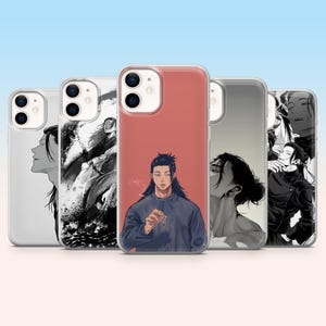 Suguru Geto Handyhülle Jujutsu Kaisen 0 Hülle für iPhone 16, 15, 14, 13Pro, 12, 11, Samsung S25, S24, S23, S22, A16, A56, A25, Pixel 9, 8Pro