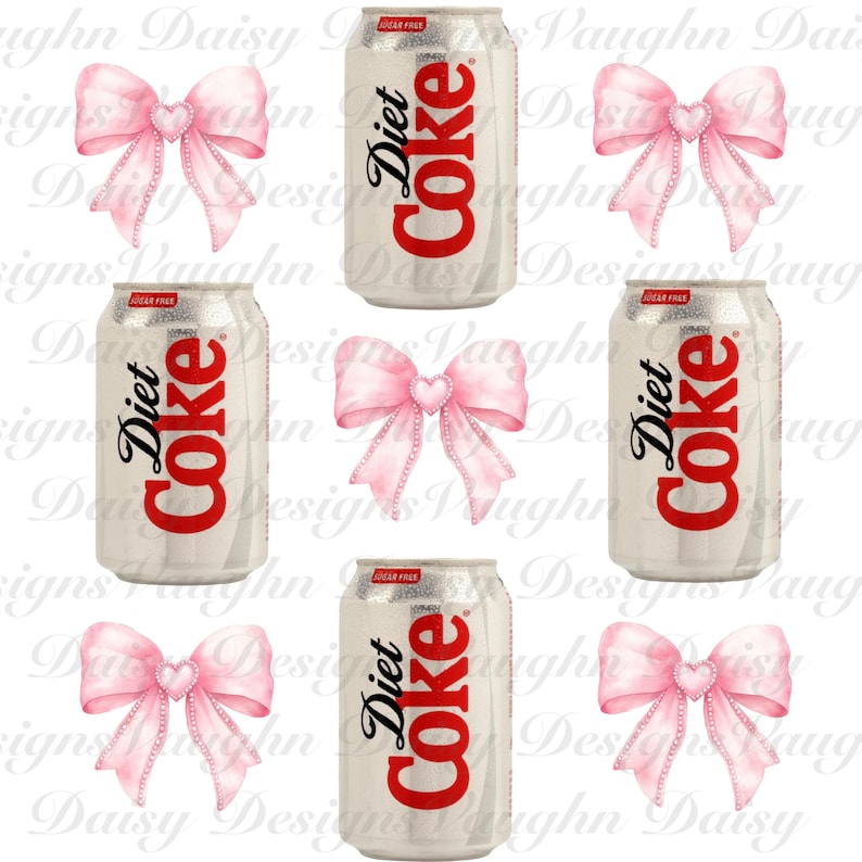 Coquette Bow Diet Coke PNG | Instant Digital Download - Etsy