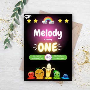 Hey Bear Sensory Birthday Invitation, Hey Bear First Birthday Invite, Hey Bear Invitation, Hey Bear Invite Digital Invite, Editable Template