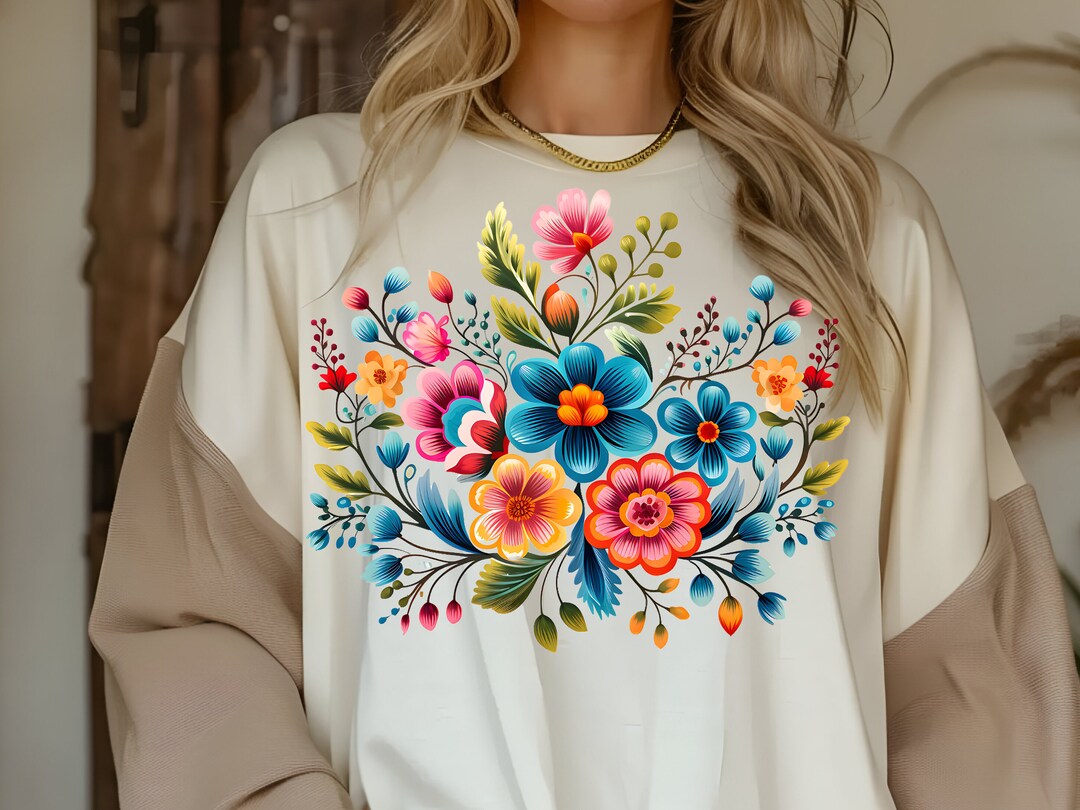 Mexican Embroidery Pattern Png Mexican Flowers Fiesta Party Clipart ...