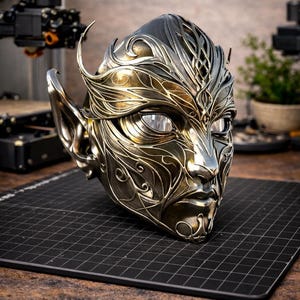 Elf Mask – Halloween Fantasy Costume | 3D Print STL File