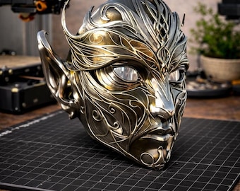 Elf Mask – Halloween Fantasy Costume | 3D Print STL File