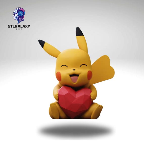 ピカチュウ 3D モデル STL ファイル – 3D プリント用のかわいい