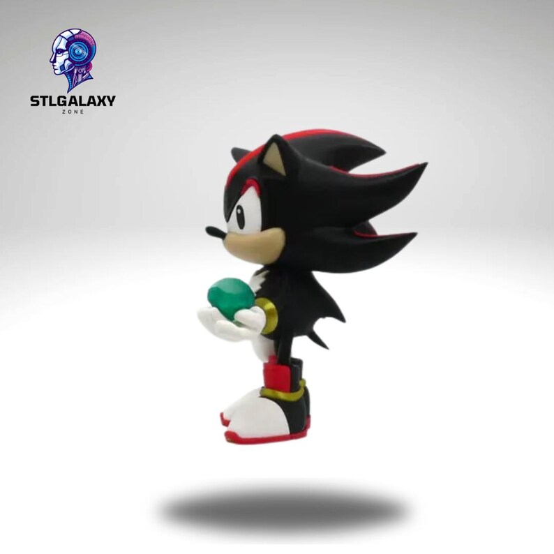 Shadow Stl Shadow the Hedgehog 3D Printable Model – STL Digital Download, Multi ...