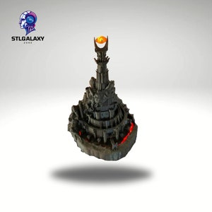 3D Printable Sauron Tower STL File - Digital Download