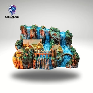 Rivendell – Il rifugio degli elfi / File STL per stampa 3D