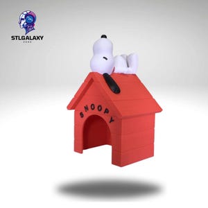 Snoopy Doghouse STL File – Figurka Snoopy’ego do druku 3D