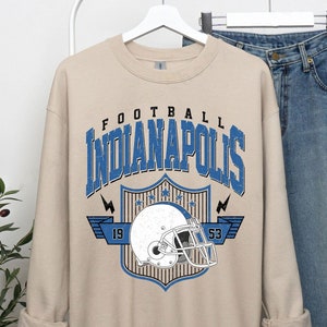 Indianapolis Football Sweatshirt,Trendy Indianapolis Football Fan Shirt,Indianapolis Game Day Shirt,Sunday Football Shirt,Indianapolis Shirt