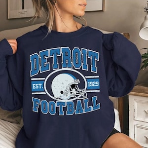 Retro Detroit Football Shirt,Detroit Michigan Football Shirt, Sun Day Football,Detroit Football Women Shirt,Vintage Detroit Football Shirt