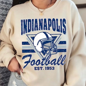 Indianapolis Football Sweatshirt,Trendy Indianapolis Football Fan Shirt,Indianapolis Game Day Shirt,Indianapolis Shirt,Sunday Football Shirt