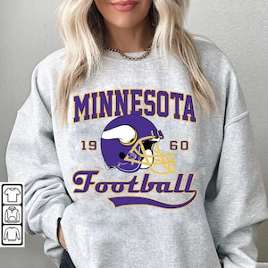 Minnesota Football Shirt, Purple and Gold Shirt, Minnesota Football Sweatshirt, Vintage Style Minnesota Football shirt, Sunday Football