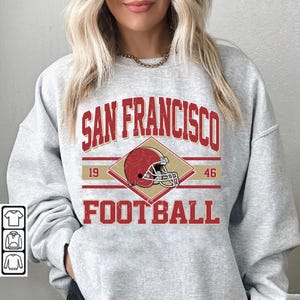 Vintage San Francisco shirt, San Francisco Football Fan shirt, Game Day apparel Football Fan Sport,San Francisco Football Shirt,Sunday Shirt