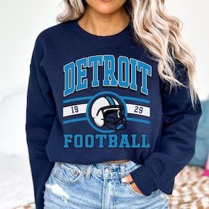 Vintage Detroit Football Shirt, Detroit Football Shirt, Fan Gifts Tee, Football Tee, Sun Day Football, Vintage Style Detroit Football Shirt