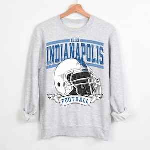 Retro Indianapolis Football Fan, Indianapolis Shirt, Indianapolis Football Vintage Style SweatshirtSun Day Football, Indianapolis Football