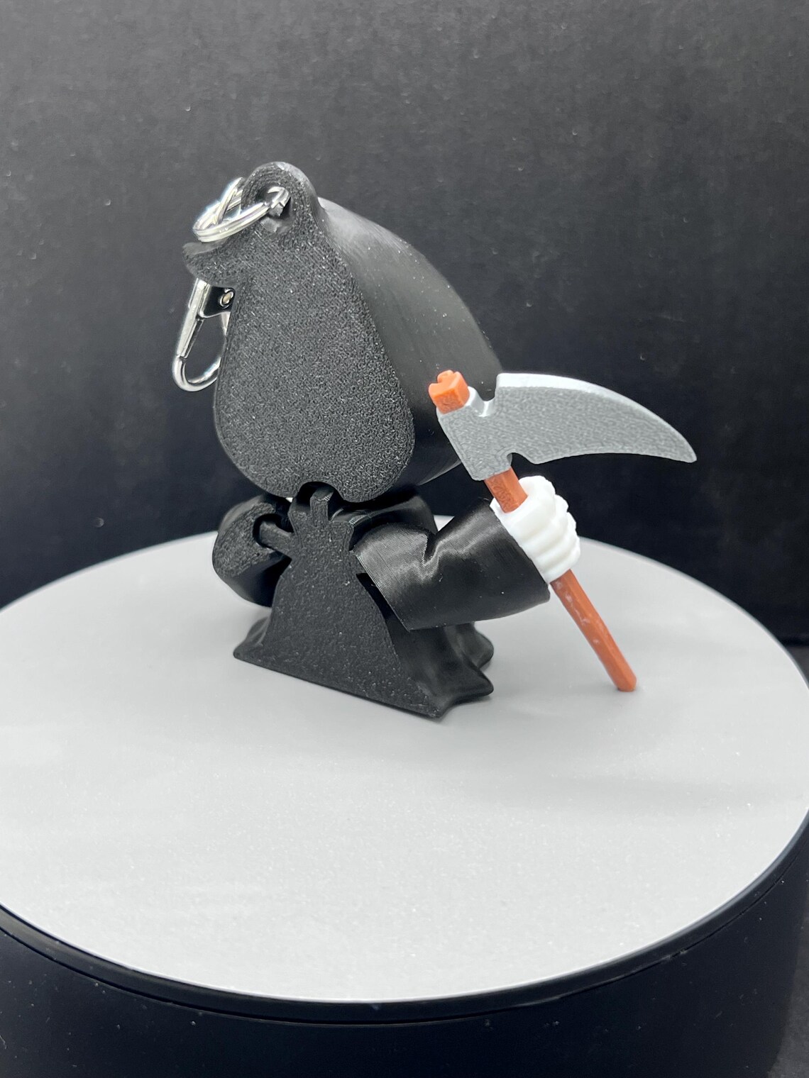 Flexy Chibi Grim Reaper Keychain - 3D Printed Articulated Reaper by ...