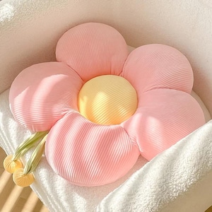 Flower Pillow Cushion for sofa chair/ Home Decor Plush Pillow Kids’ Room/ Gift for her mom house warming