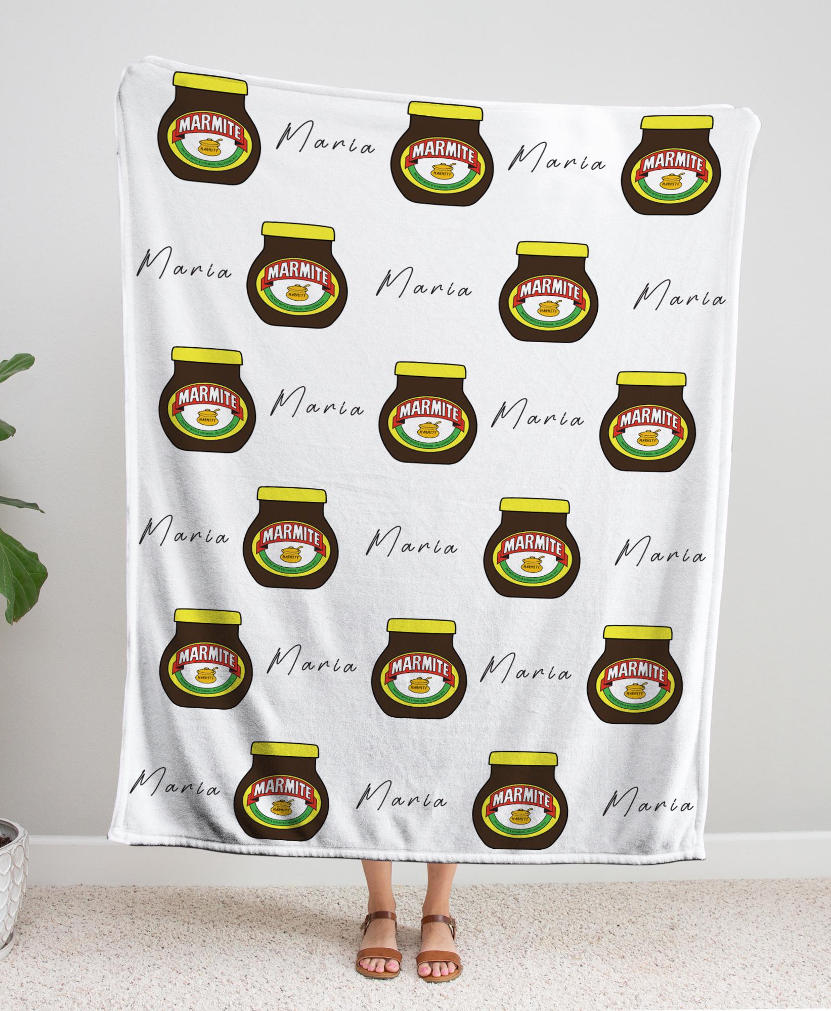 Discover Personalised Name Fleece Throw Blanket for Home & Living