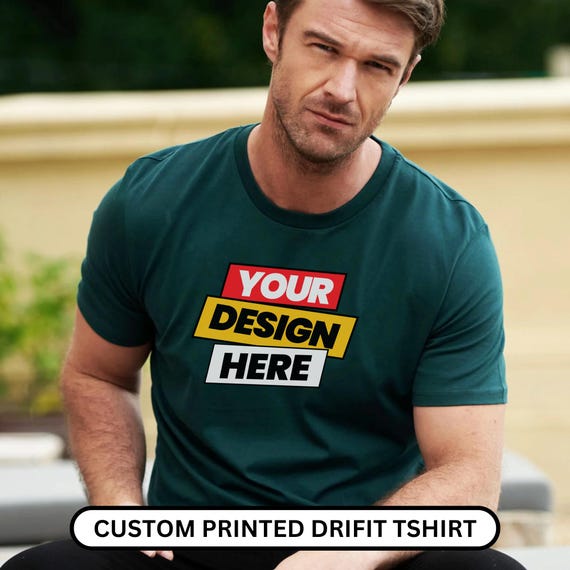 Custom Printed Dri-fit Performance T-shirt: Moisture Wicking Tee