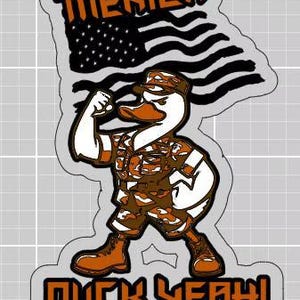 D.D. Designs Exclusive " 'Merica Duck Yeah" Decal