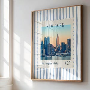 New York City Stamp Wall Decor New York City Instant Download NYC Digital Print New York City NYC Poster Stamp NYC