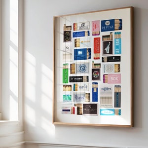 Nantucket Matchbook Wall Decor Nantucket Instant Download ACK Matchbox Digital Print ACK Poster Nantucket MA Print