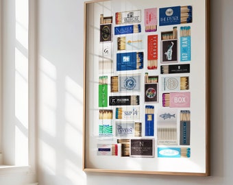 Nantucket Matchbook Wall Decor Nantucket Instant Download ACK Matchbox Digital Print ACK Poster Nantucket MA Print