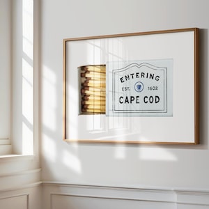 Cape Cod Streichholzbriefchen Wand Dekor Streichholzschachtel Cape Cod Sofort Download Willkommen in Cape Cod Digitaldruck Cape Cod Poster Massachusetts