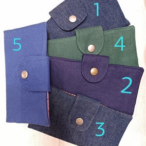 Portefeuille en tissu recyclé