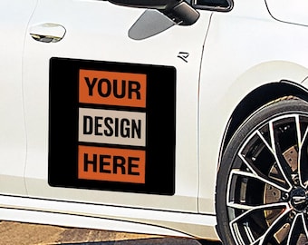 Custom Car Magnet Personalized Magnets - Personalized Logo Magnet Magnetic Car Signs - Bumper Magnet Car Accessories