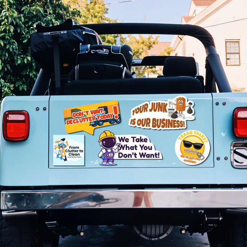 Imanes personalizados para coche - Imanes con logotipo personalizado - Letreros magnéticos para coche - Accesorios para coche - Regalo para el Día del Padre imagen 2