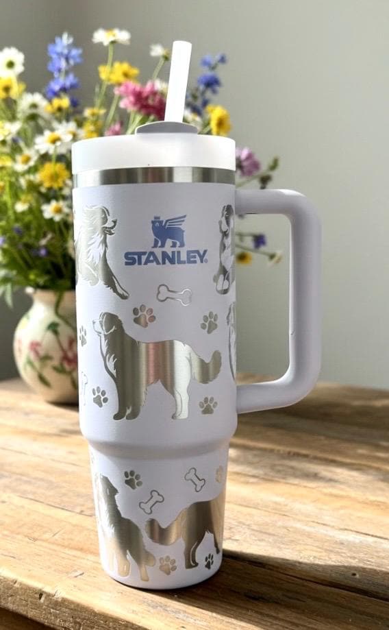 Engraved Bernese Mountain Dog 30 or 40 Oz Stanley Tumbler - Etsy