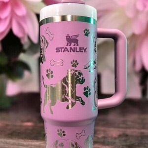 Gobelet Stanley gravé Labrador Retriever de 30 ou 40 oz Lilac