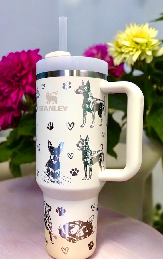 Minature Pinscher Engraved 30 or 40 Oz Stanley - Etsy