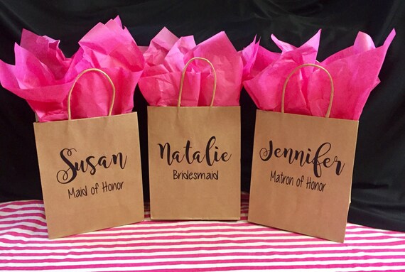 Free ShippingPersonalized Bridesmaid Gift BagCustom Bridal Free ShippingPersonalized Bridesmaid Gift BagCustom Bridal