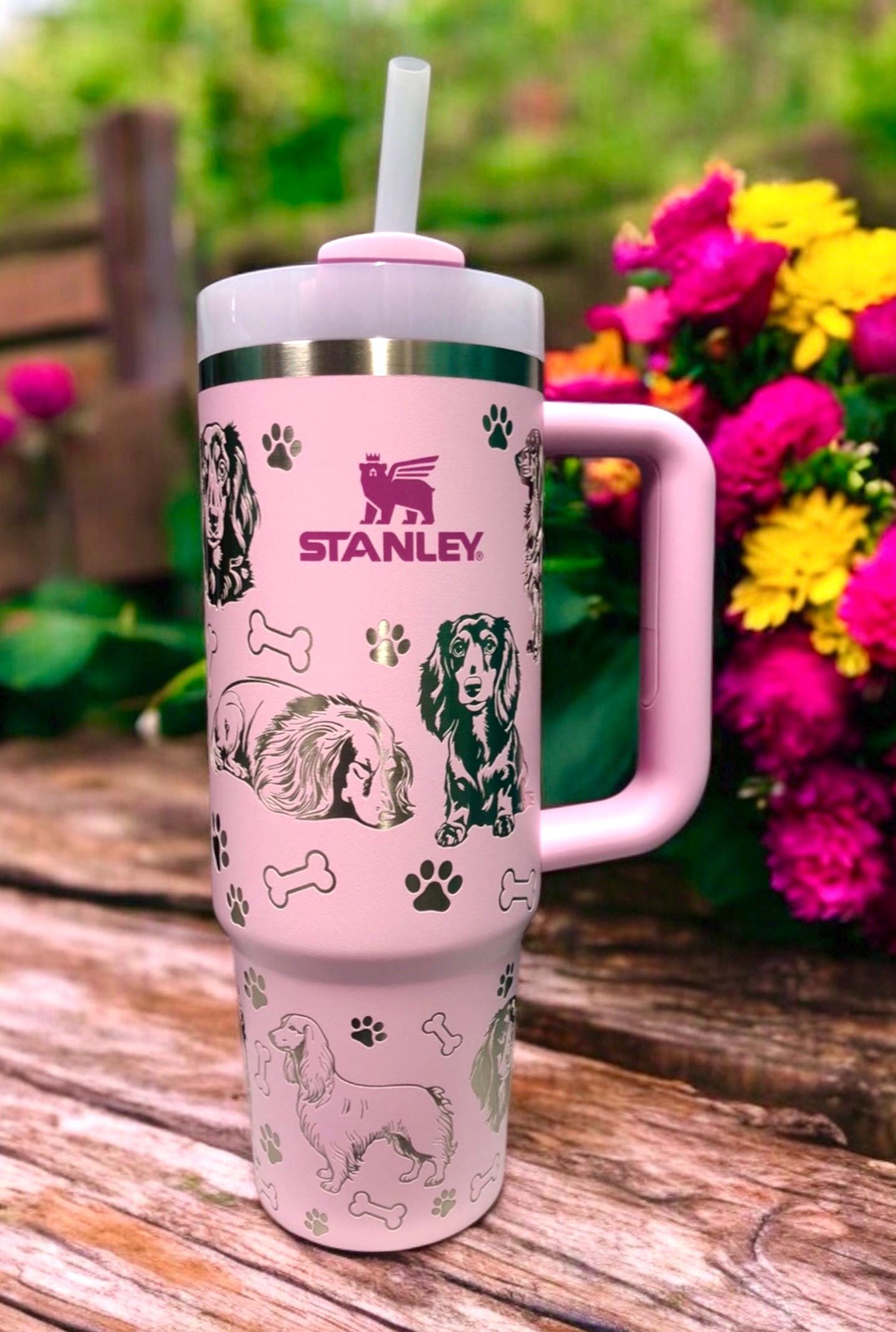 Long Haired Dachshund Engraved 30 or 40 Oz Stanley Tumbler - Etsy