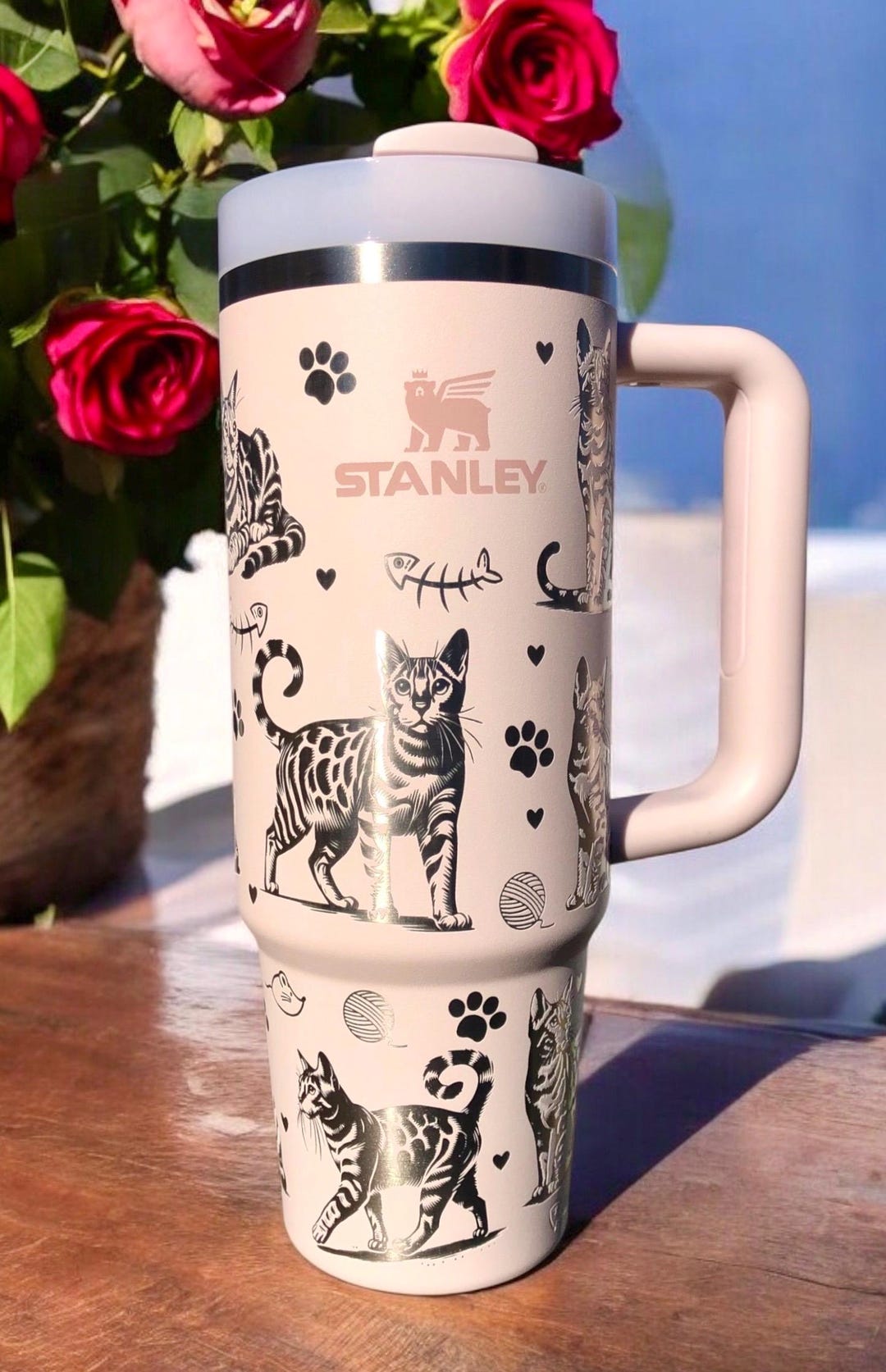 Bengal Engraved 30 or 40 Oz Stanley Tumbler - Etsy