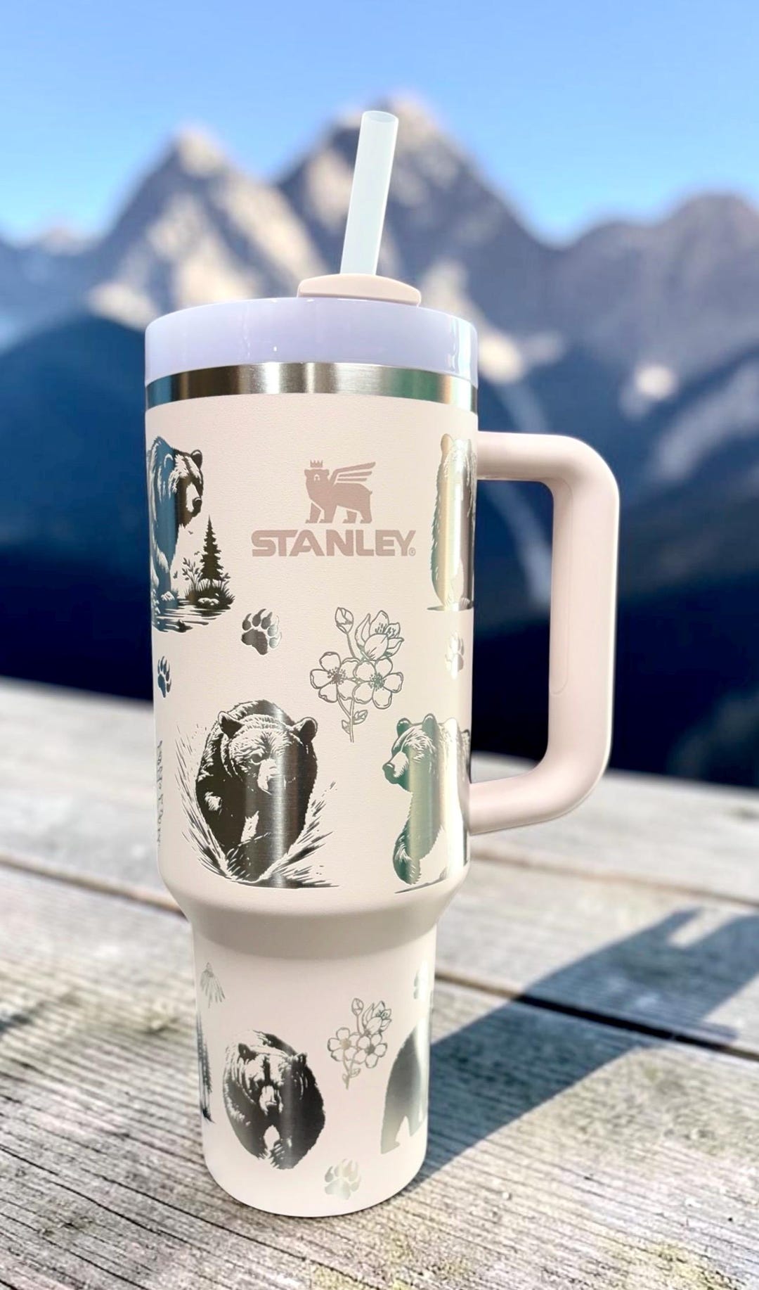 Bear Engraved 30 or 40 Oz Stanley Tumbler - Etsy