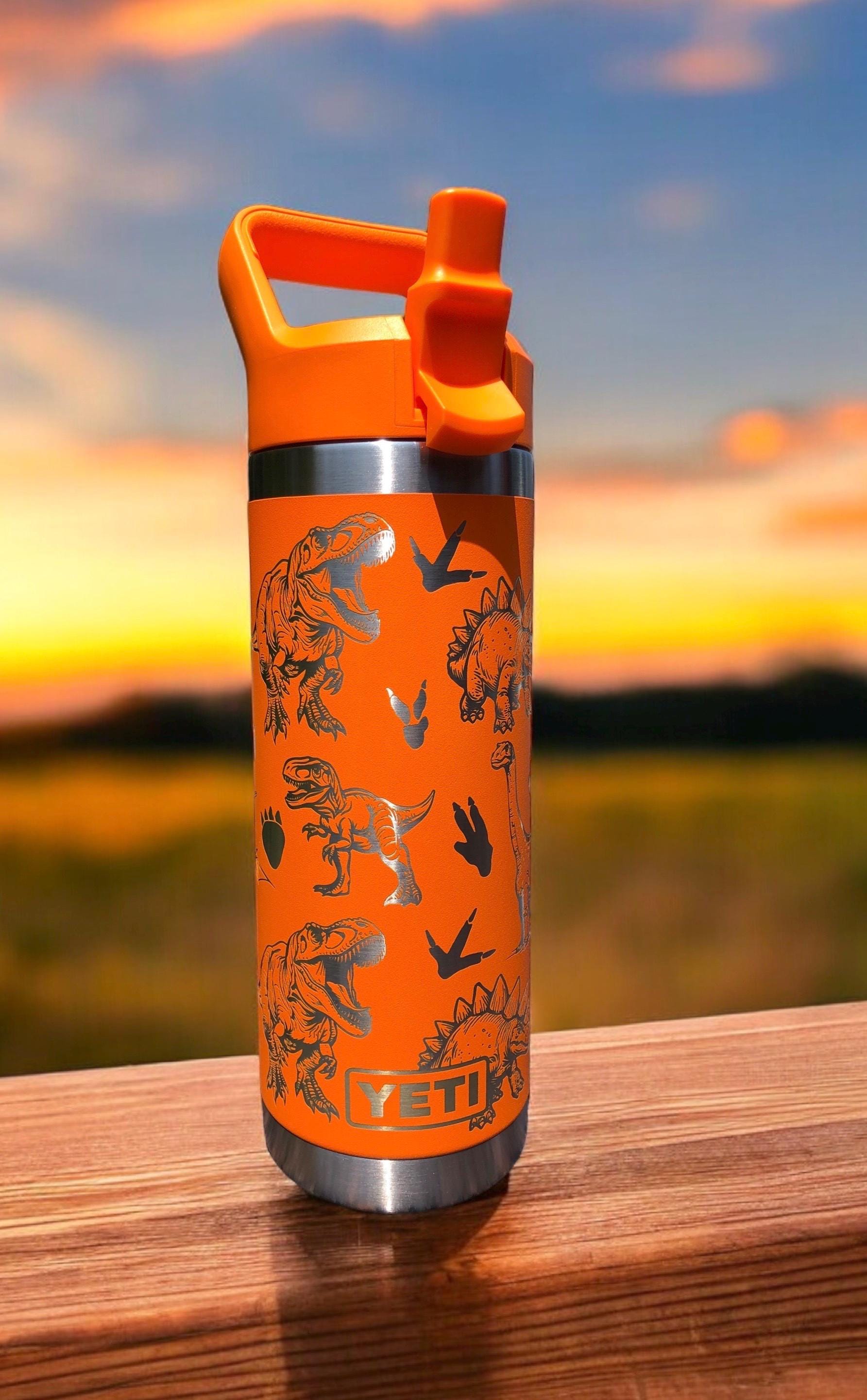 Dinosaur Engraved 18 Oz Yeti Rambler - Etsy