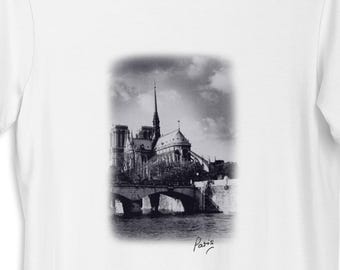 Paris, Notre Dame. Unisex t-shirt